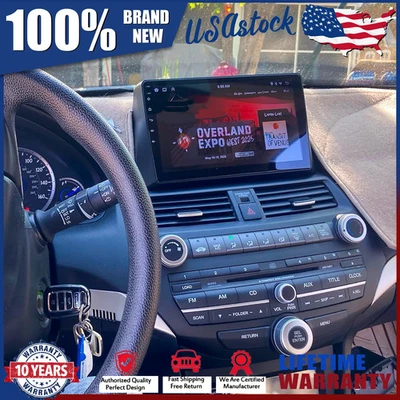 64G For 2008-2013 Honda Accord Carplay Android15 Car Stereo Radio GPS Navi - Image 1 of 4