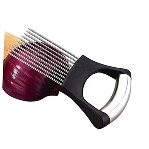 Cortadoras auxiliares para rebanadas de alimentos, 1 pieza de acero inoxidable estante para verduras cortadoras de carne - Imagen 1 de 6