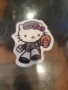 Kids Club SGA NY Mets Hello Kitty Baseball City Connect Sticker Rare - Picture 1 of 1