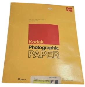 PAPEL FOTOGRÁFICO KODAK MEDALLISTA BLANCO Y NEGRO G-2, 11x14 10 hojas! NOS - Imagen 1 de 1