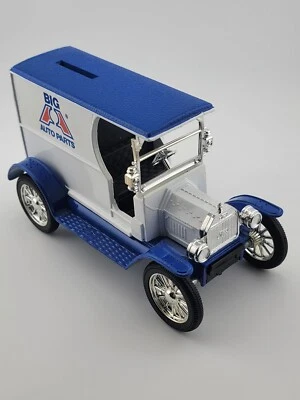 ERTL Big A Auto Parts 1912 Delivery Locking Car Bank #7 Die Cast Metal 1/25 1993 - Image 1 of 4