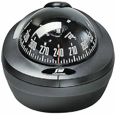 Marine Boat Offshore Mini Compass 75 Powerboat Black Universal Global Balance - image 1 of 2