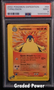 Expedition Typhlosion PSA 9 (3942) 64/165 Pokemon  - Picture 1 of 1