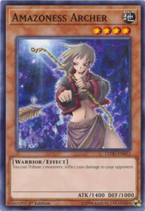 YGO-4x-Casi Como Nuevo-Amazoness Archer - LEDU-EN012 - Común - 1ª Edición-Legendario  - Imagen 1 de 1