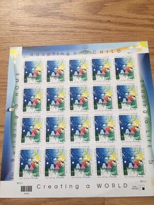ADOPTING A CHILD STAMPS 1999 - Picture 1 of 2