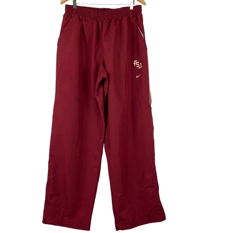 Men's Nike FSU Florida State Seminoles Dri FIt Football Track Sweatpants, XL Cover