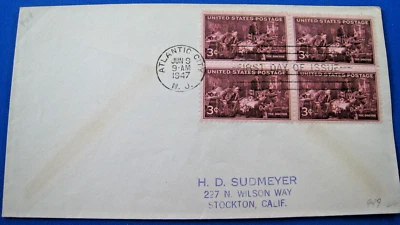 UNITED STATES 1947  -  SCOTT #949  -  FDC  -  AMA - Image 1 of 2