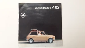 Depliant catalogo Autobianchi A112 originale depliant pubblicitario auto d'epoca - Foto 1 di 24