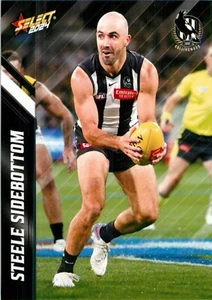 2024 Collingwood Magpies AFL Select Footy Stars Card - Steele Sidebottom - Picture 1 of 3