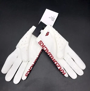 Nike Vapor Jet 7.0 Arkansas Razorbacks Football Gloves DX4893 135 Men’s Size M - Picture 1 of 6