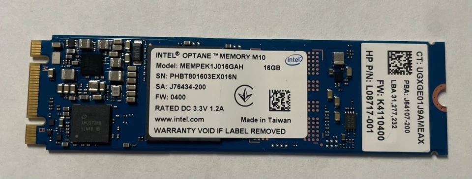 16GB M.2 PCIe 3.0 Intel Optane Memory Module SSD for Laptop,Desktop,Computer, PC - Image 1 of 1