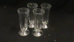 Anchor Hocking Footed Ice Cream Parfait Sundae Glasses Set of 4, E08 - Picture 1 of 5