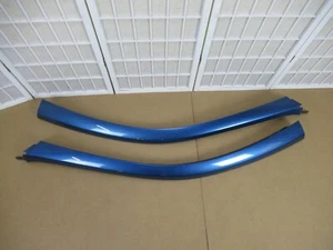 03-07 Infiniti G35 2DR Coupe Left Right Roof A Pillar Garnish BLUE SET (2) - Picture 1 of 24