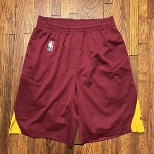 Nike Cleveland Cavaliers Practice Shorts Size Small RARE Wine Gold - Picture 1 of 9