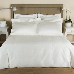 RARE SOLD OUT FRETTE HOTEL SINGLE AJOUR COTTON SATEEN 2 EURO SHAM IVORY ITALY - Picture 1 of 6