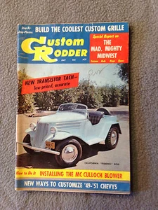CUSTOM RODDER MAGAZINE May, 1958 -Vol. 2, No. 5 -Custom Grille's for 52-56 Fords - Picture 1 of 3