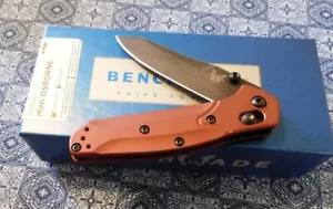 BENCHMADE 945BK-03 Burnt Copper Aluminum Mini Osborne Blk Pln Blade Knife/Knives - Picture 1 of 1