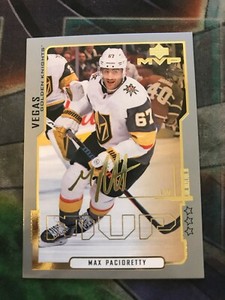 2020-21 Upper Deck Mvp MAX PACIORETTY AUTOGRAPH GOLD SCRIPT #83 | 1 Card