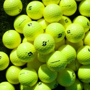 24 Bridgestone e6 Yellow Used Golf Balls 5A/4A Great Quality FREE SHIPPING! - Picture 1 of 5