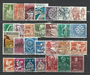 SWITZERLAND, 28 VARIOUS, USED - Picture 1 of 1