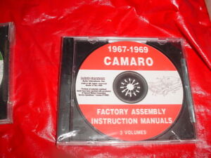 CHEVROLET 1967,1968,1969 CAMARO  Assembly Manual CD