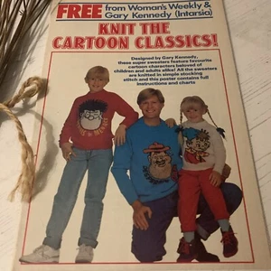 Woman’s Weekly Pull Out. Gary Kennedy (Intarsia). Dennis the Menace, Noddy, DD - Picture 1 of 8