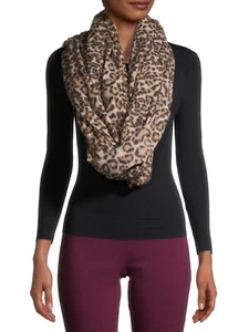 Bufanda con estampado de animales Time and Tru para mujer - Imagen 1 de 3