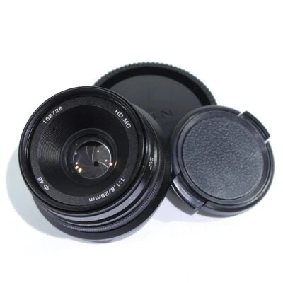 Pixco 25mm F1.8 HD.MC Manueller Fokus Objektiv für Sony E Mount NEX A6300 A5100 A6000 - Bild 1 von 4