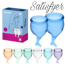Satisfier - Feel Secure Menstrual Cup Set Kit Coppette Mestruali Mestruazioni