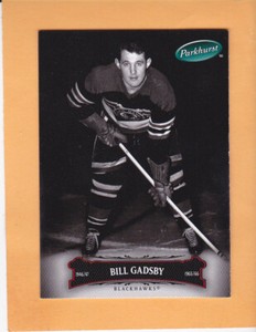 BILL GADSBY #6 2006 07 PARKHURST CHICAGO BLACKHAWKS NM-MT
