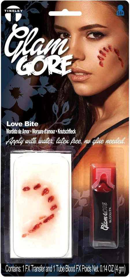 Kit de transferencia Medium Glam Gore 3D FX - Love Bite, prótesis sin látex Foto 1 de 4