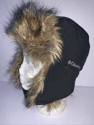 SOMBRERO COLOMBIA AVENTURA SENDERISMO TRAPPER Piel Sintética NEGRO Unisex PEQUEÑO Omni-Calor Foto 1 de 4