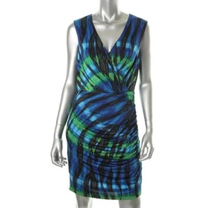 Mattox Blue Jersey Sleeveless Knee-Length Casual Dress 4 -NEW - Picture 1 of 1