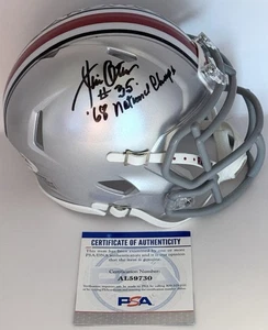 Jim Otis Signed Autographed Ohio State Buckeyes Mini Helmet PSA/DNA COA  - Picture 1 of 1