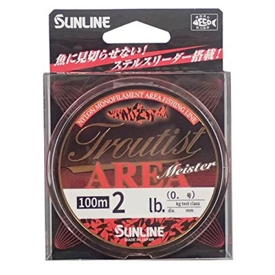 Sunline Nylon Line Torautisuto Area Meister 100M 0.4 No. Flash naranja de 2 lb Foto 1 de 2