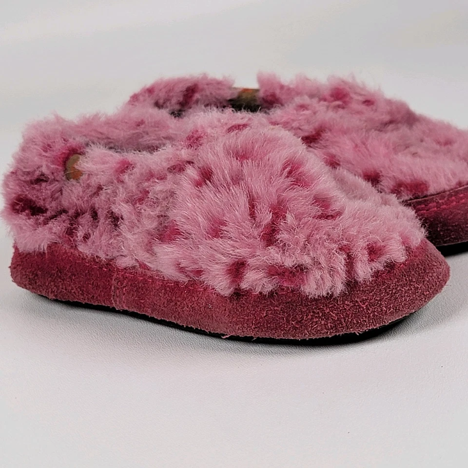 Mocasines originales para niños Acorn punta sin usar, ocelote rosa, K 10-11 (A10089BTJ) Foto 1 de 4