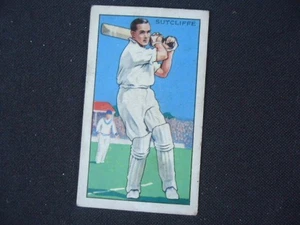 1935 Gallaher Champions Park Drive Cigarette cricket Card H. Sutcliffe - Bild 1 von 2