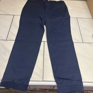 PANTALONES PIXIE ANTIGUOS AZUL MARINO PARA MUJER DE TIRO ALTO TALLA 8 Nuevos con Etiqueta Regular - Imagen 1 de 6