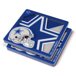 NFL Dallas Cowboys 3D Logo Serie Untersetzer 4" x 4" - Bild 1 von 4