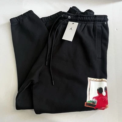 Nike Air Jordan Artist Series Sweatpants By Jacob Rochester Graphic Size XL NWT - Image 1 of 4