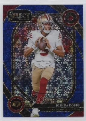 2024 Panini Select Club Level Blue Disco Prizm 16/25 R Joshua Dobbs #273 - Image 1 of 3