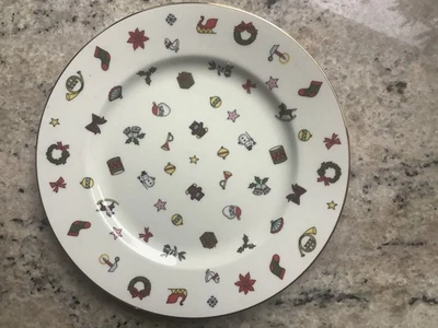 Taitû Taitu Taitü Noel 1986 Emilio Bergamin Weinachten Frühstükteller Kuchentell - Bild 1 von 2