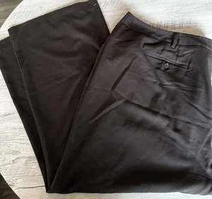 Lane Bryant Brown Slacks Dress Pants Trousers 28W Wide Leg - Picture 1 of 9