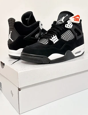 Frete grátis Jordan 4 "White Thunder" tênis de basquete masculino retrô mid-top - Imagem 1 de 4