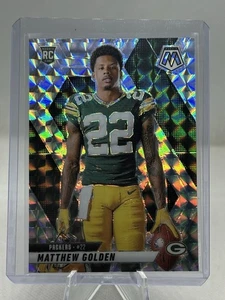 2025 Mosaic Matthew Golden Rookie Variation Silver Mosaic Prizm RC #285 Packers - Bild 1 von 9