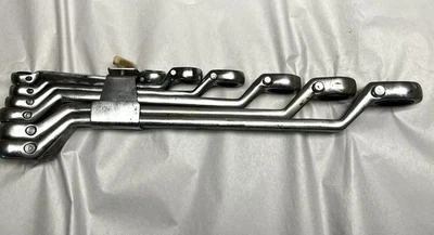 Pittsburg Ratcheting  Wrench Set Of 6 But 12 Sizes ! - Image 1 of 4