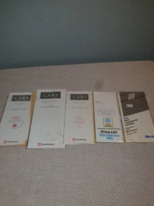 Fiat - volkswagen - vauxhall Vintage Car Price lists & Colour Scheme Brochures - Picture 1 of 7