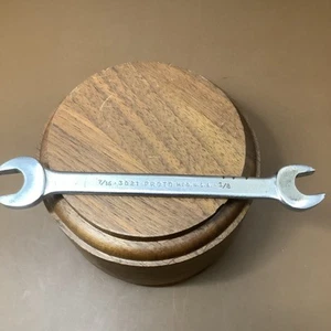 Vintage Proto 3021 3/8” By 7/16” Open End Wrench Notched USA - Picture 1 of 4