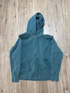 American Giant Hoodie Damen XL türkis klassisch durchgehender Reißverschluss schwer USA - Bild 1 von 8