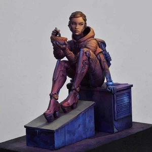 1/24 Resin Cyberpunk Model Kit Asian Beautiful Girl Unpainted - Picture 1 of 6